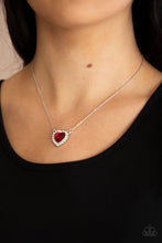 Load image into Gallery viewer, Out of the Glittery-ness of Your Heart Red Necklace