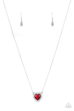 Load image into Gallery viewer, Out of the Glittery-ness of Your Heart Red Necklace