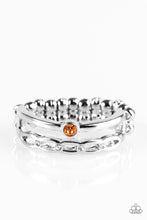 Load image into Gallery viewer, Fashion Week Fabulous Orange Skinny Band Ring