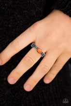 Load image into Gallery viewer, Gotta Fly Orange Skinny Band Ring