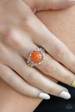 Load image into Gallery viewer, Mojave Treasure Orange Skinny Band Ring