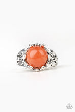 Load image into Gallery viewer, Mojave Treasure Orange Skinny Band Ring