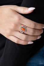 Load image into Gallery viewer, Zest in Quest Orange Skinny Band Ring