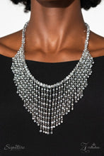 Load image into Gallery viewer, The Stephanie Silver Zi Necklace 2023