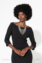 Load image into Gallery viewer, The Stephanie Silver Zi Necklace 2023