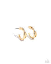 Load image into Gallery viewer, Horoscopic Helixes Gold Mini Hoop Earrings