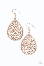 Load image into Gallery viewer, I’m Doing Vine Gold Earrings