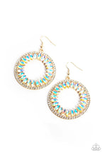 Load image into Gallery viewer, Wall Street Wreaths Gold Earrings