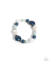 Load image into Gallery viewer, Charming Can-Can Blue Bracelet