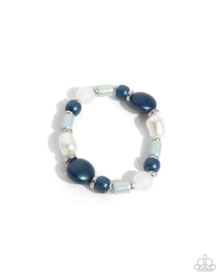 Charming Can-Can Blue Bracelet