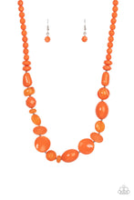 Load image into Gallery viewer, Tropical Tsunami Orange Necklace