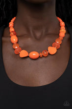 Load image into Gallery viewer, Tropical Tsunami Orange Necklace