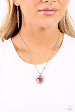 Load image into Gallery viewer, Lively Love Bug Red Necklace