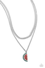 Load image into Gallery viewer, Watermelon Whimsy Red Necklace