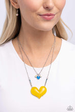 Load image into Gallery viewer, Heart Racing Recognition Yellow Necklace