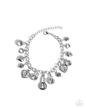 Load image into Gallery viewer, Luxurious Locks White Bracelet