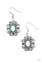 Load image into Gallery viewer, First and Foremost Flowers Blue Earrings