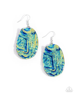 Artistic Avenue Blue Earrings