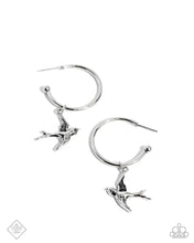 Load image into Gallery viewer, Meadowlark Memento Silver Hoop Earrings