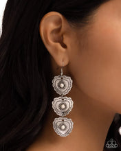 Load image into Gallery viewer, Vintage Allure White Earrings