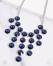Load image into Gallery viewer, Spotlight Stunner Blue Blockbuster Necklace