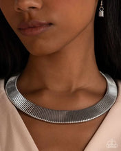 Load image into Gallery viewer, Fringe Formal Silver Necklace