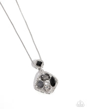 Load image into Gallery viewer, Pronged Princess Black Necklace