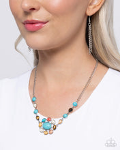 Load image into Gallery viewer, Enigmatic Ease Blue Necklace