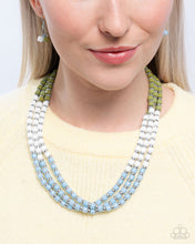 Load image into Gallery viewer, Trendy Trio Blue Necklace