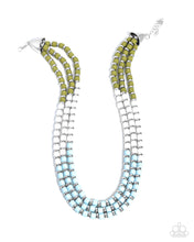 Load image into Gallery viewer, Trendy Trio Blue Necklace