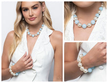 Load image into Gallery viewer, Lacy Lady Blue Necklace