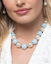 Load image into Gallery viewer, Lacy Lady Blue Necklace
