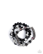 Load image into Gallery viewer, Faceted Fusion Black Bracelet