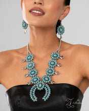 Load image into Gallery viewer, Brazen Turquoise Zi Necklace 2024