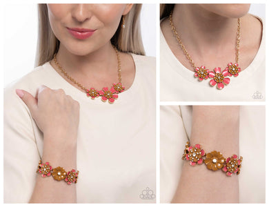 Botanical Beginner Brown Necklace