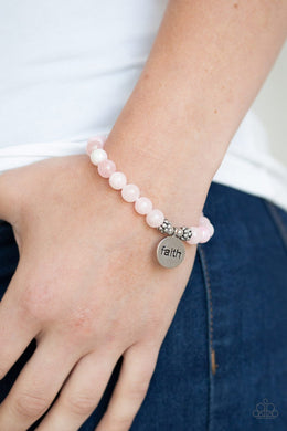 Faith It, Till You Make It Pink Bracelet
