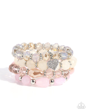 Adorable Array Pink Bracelet