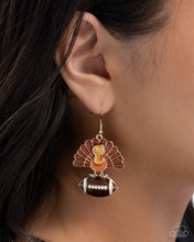Load image into Gallery viewer, Turkey Bowl Brown Earrings