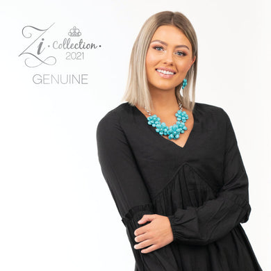 Genuine Turquoise Zi Necklace 2021