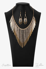 Load image into Gallery viewer, The Amber Gold Zi Necklace 2021