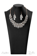 Load image into Gallery viewer, The Jenni Rose Gold/White Zi Necklace 2022