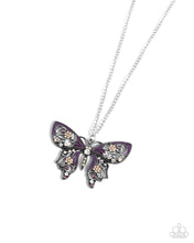 Load image into Gallery viewer, Whimsical Weekday Purple Necklace