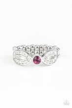 Load image into Gallery viewer, Extra Side Of Elegance Pink Skinny Band Ring
