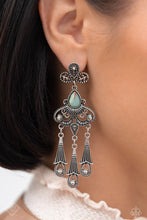 Load image into Gallery viewer, Revered Rustic Blue Earrings