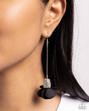 Load image into Gallery viewer, Drop Dead Dazzle Black Earrings