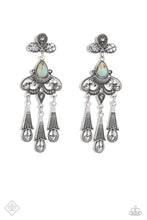 Load image into Gallery viewer, Revered Rustic Blue Earrings