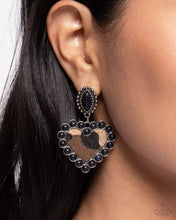 Load image into Gallery viewer, Whimsical Wrangler Black Earrings