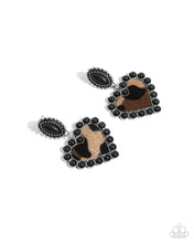 Load image into Gallery viewer, Whimsical Wrangler Black Earrings