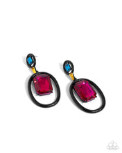 Load image into Gallery viewer, Dipped in Dazzle Black Earrings