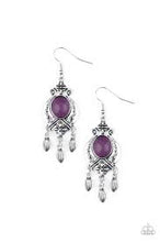Load image into Gallery viewer, Enchantingly Environmentalist Purple Earring